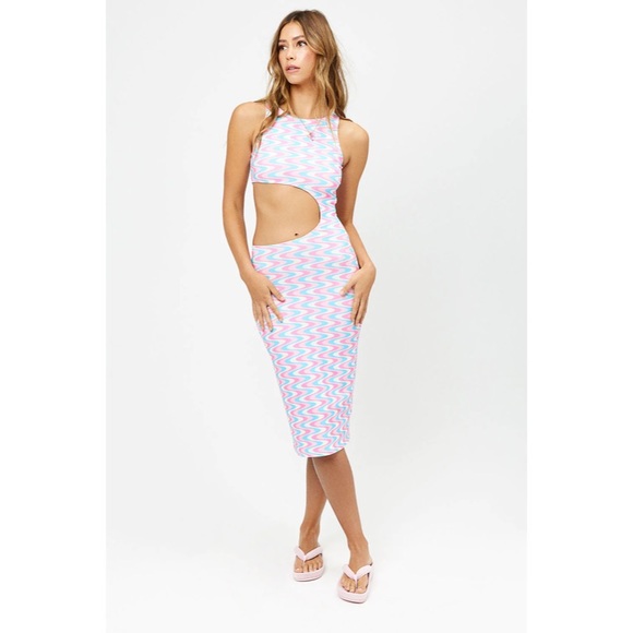 RARE! Frankie’s Bikinis Twelve Terry Dress Sister Swirl - Picture 1 of 11